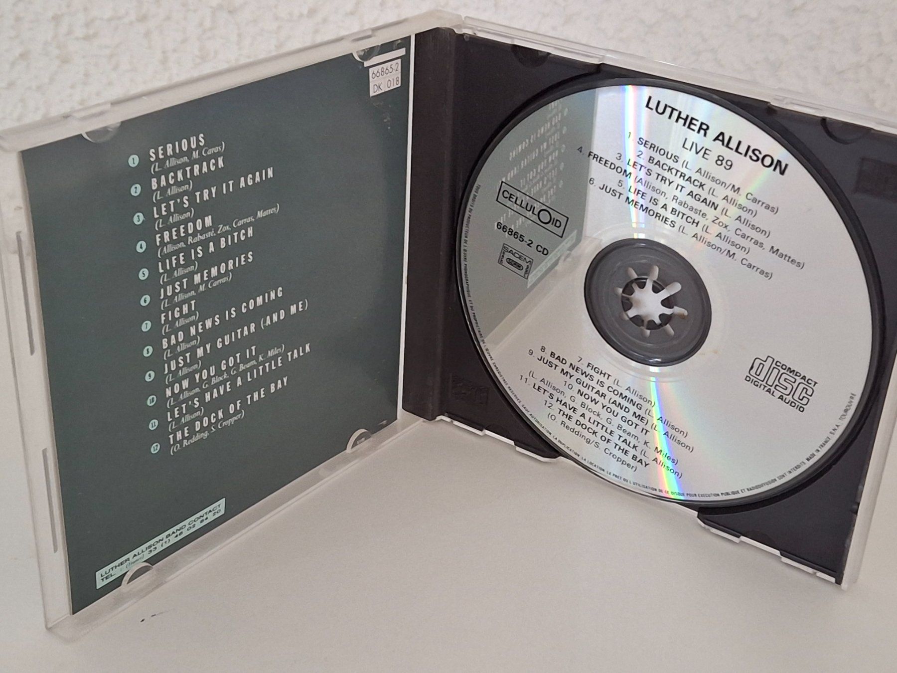CD: CDLuther Allison -  Live 89 Let's Try It Again – Usato da Aarberg venduto da Jackup1 2