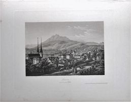 Luzern Pilatus von Dikenmann grosse Ausgabe