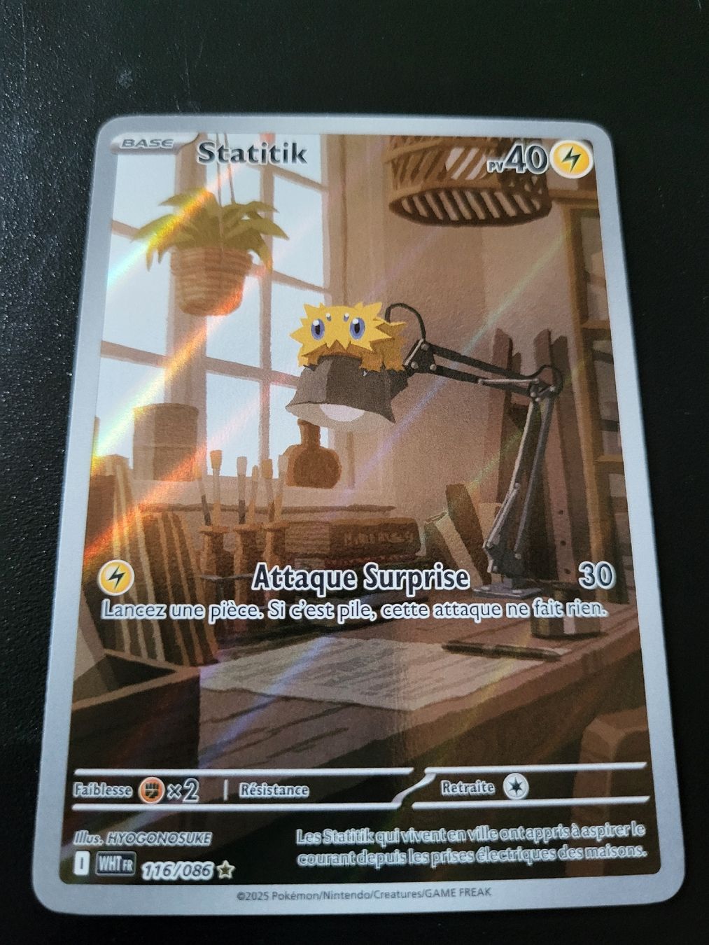 Pokémon Carte collezionabili: Statitik 116/086 Flamme blanche Fr – Nuovo (secondo la descrizione) da St-Sulpice VD venduto da cel_ysf7