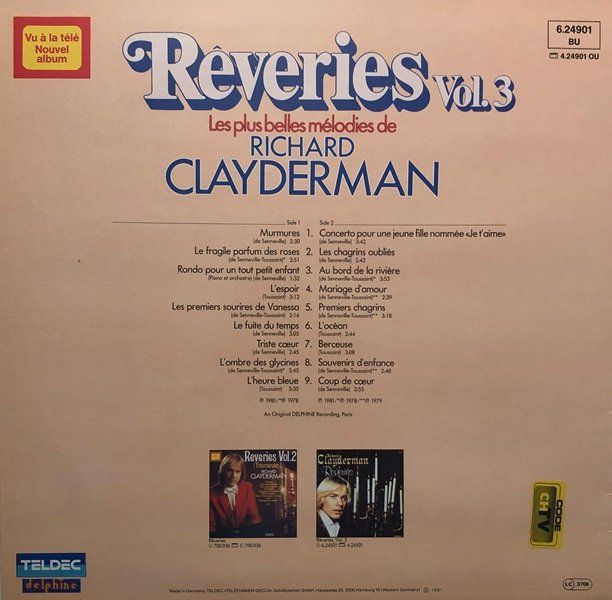 Dischi in vinile: 4x LP’s Richard Clayderman – Usato da Grüningen venduto da azulmarron 3