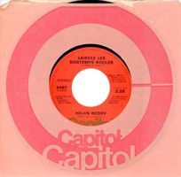 Single 45 rpm- HELEN REDDY Laisser Les Bontemps Rouler + 1