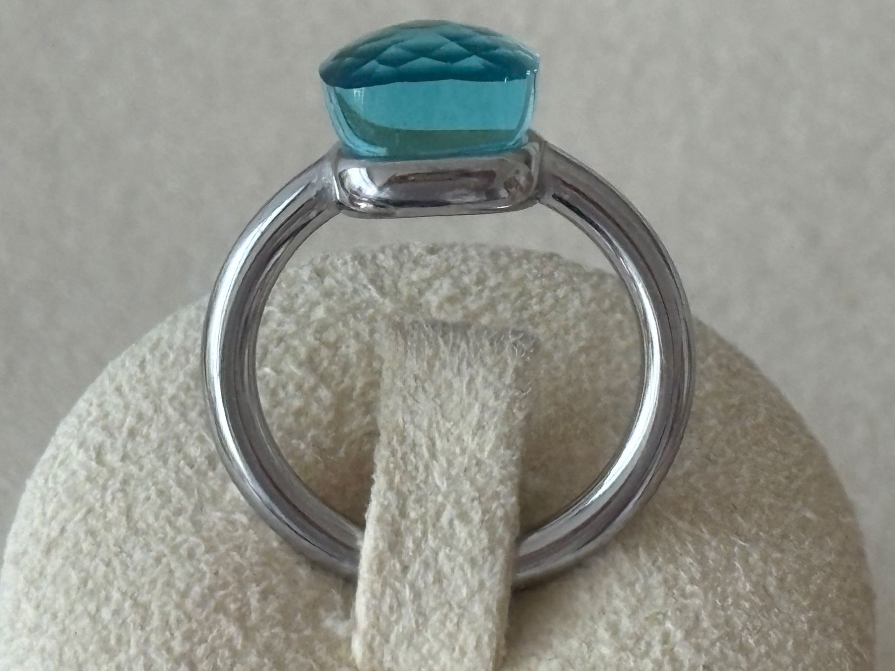 Anelli: Luxus Elegante Gr.17/7 Ring Farbe: Silber / Turkis – Nuovo (secondo la descrizione) da Biel-Bienne venduto da Roserosse13 1