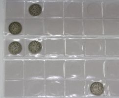 5 x 1 Franken 2 x 1903, 1904, 1910 und 1934