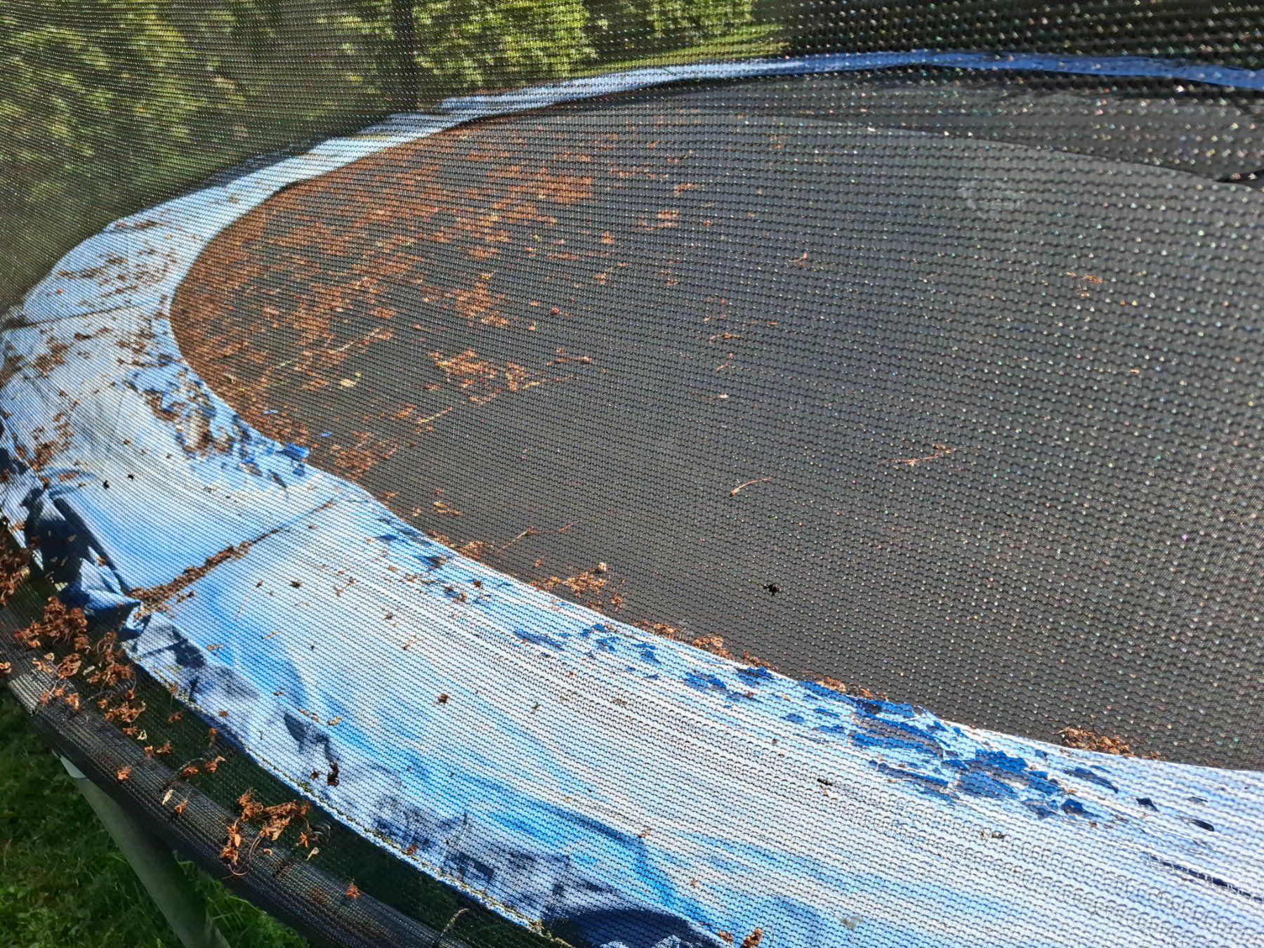 Trampolini: Trampolin mit Sicherheitsnetz (Marke tectake) – Usato da WÄDENSWIL venduto da Kanu15 3