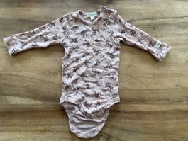 Wolle Body Grösse 62 Rosa