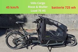 Vélo Cargo Riese & Muller Load 75 HS 45 km/h 725 Wh