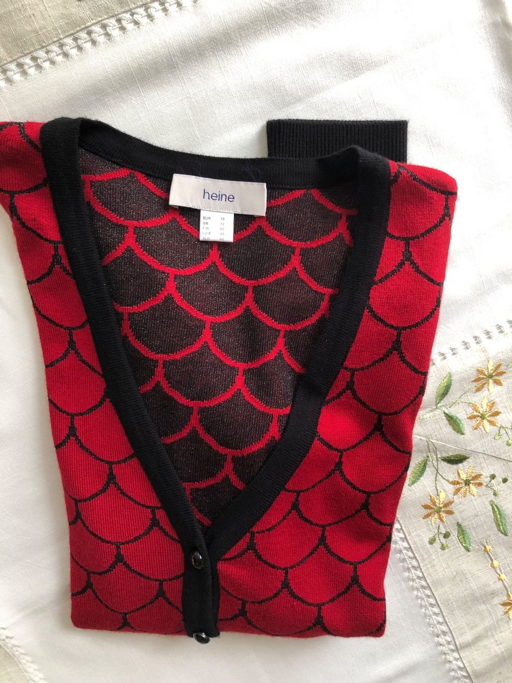 Heine Maglioni & Felpe: Heine Rote Strickjacke  Gr.38 – Usato da Bremgarten AG venduto da Ora2017 2