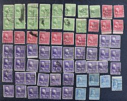 Lot timbres USA Presidents