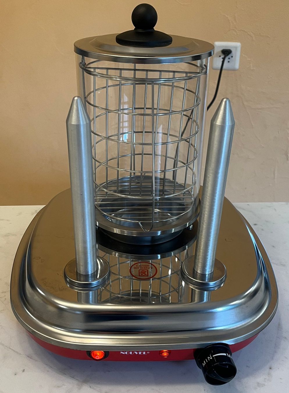 Elettrodomestici da cucina: Nouvel - Hot-Dog Machine Red with 2 Domes – Usato da Le Noirmont venduto da bouboun21
