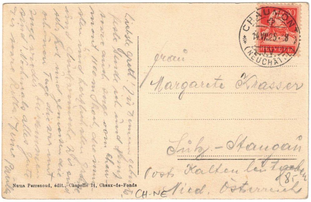 Cartoline postali: Chaumont - Standseilbahn – Usato da Binningen venduto da Mountainrider 1