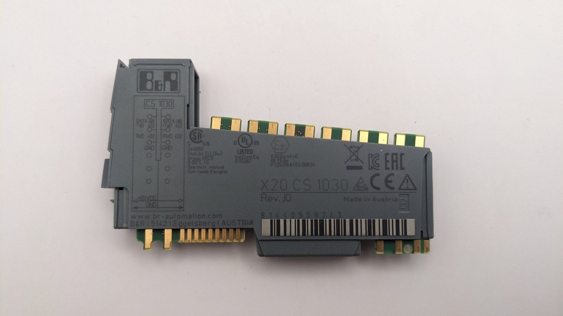 Componenti elettronici: B&R X20CS1030 Rev. J0 CAN Interface – Usato da Bad Ragaz venduto da MR_BR 2