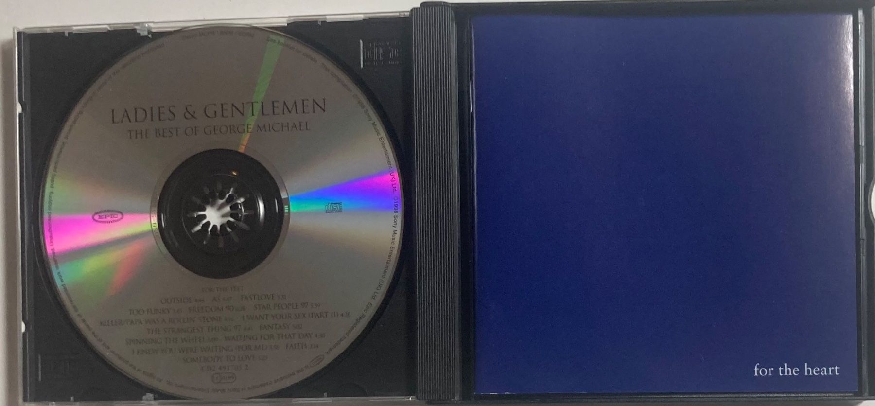 CD: GEORGE MICHAEL - LADIES & GENTLEMEN – Usato da Poliez-Pittet venduto da Newtown-Records 2