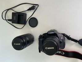 Canon Fotokamera EOS 600D, 2 Objektive 18-55mm / 55-250mm
