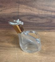 Chambrain Krug aus Glas mit Deckel, Vintage