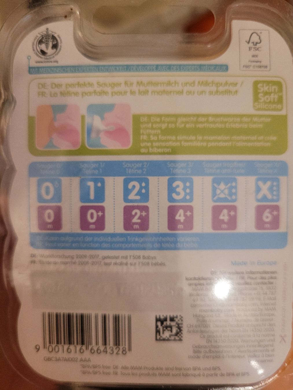 Mam Pasti del neonato: MAM Sauger X, 6+ Monate, NEU! – Nuovo e nell'imballaggio originale da Weingarten-Kalth venduto da Angela0124 2