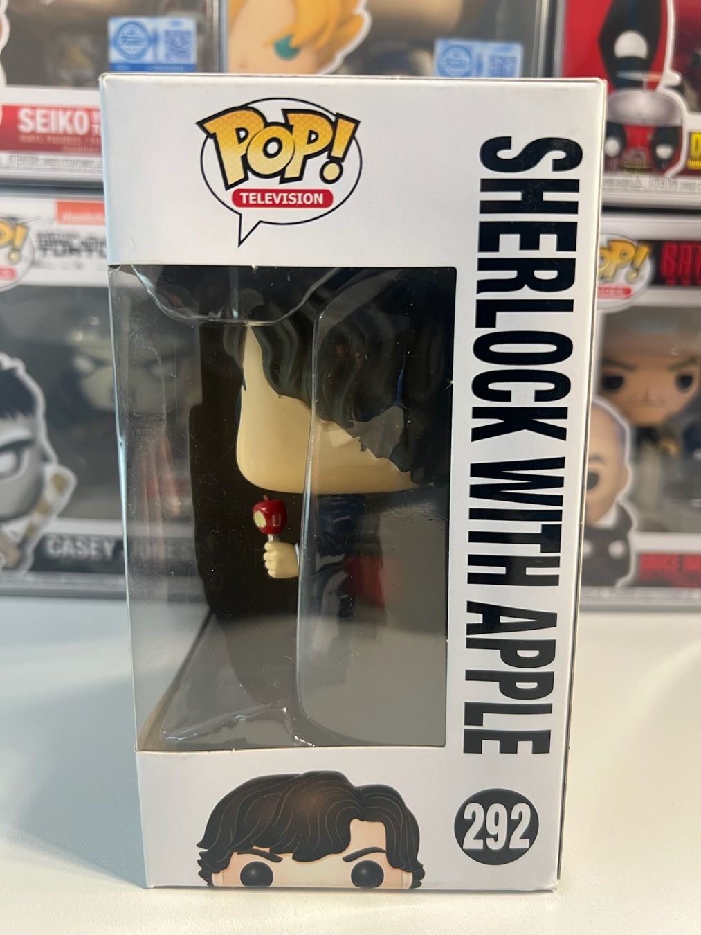 Funko Statuette: Funko POP Television Sherlock with Apple Limit. Sortie 2015 – Usato da Le Mouret venduto da perfectbijou 3