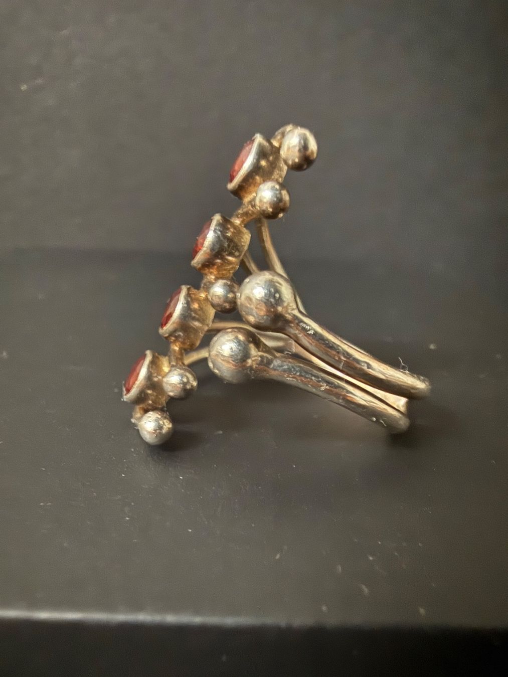 Bagues: Silber Ring mit Granat 925 – D'occasion à Spiegel b. Bern par Rogger72 1
