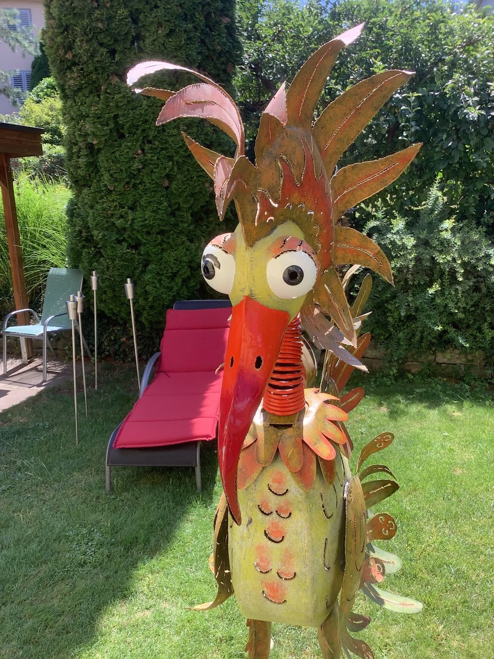 Figuren: Metallvogel als Gartendekoration – Gebraucht aus Winterthur von Shipmates 4