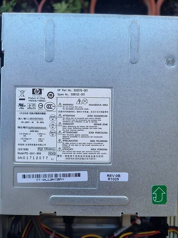PC: Alimentation ordinateur HP PS-4241-9HA – Usato da vevey venduto da pascal028 1