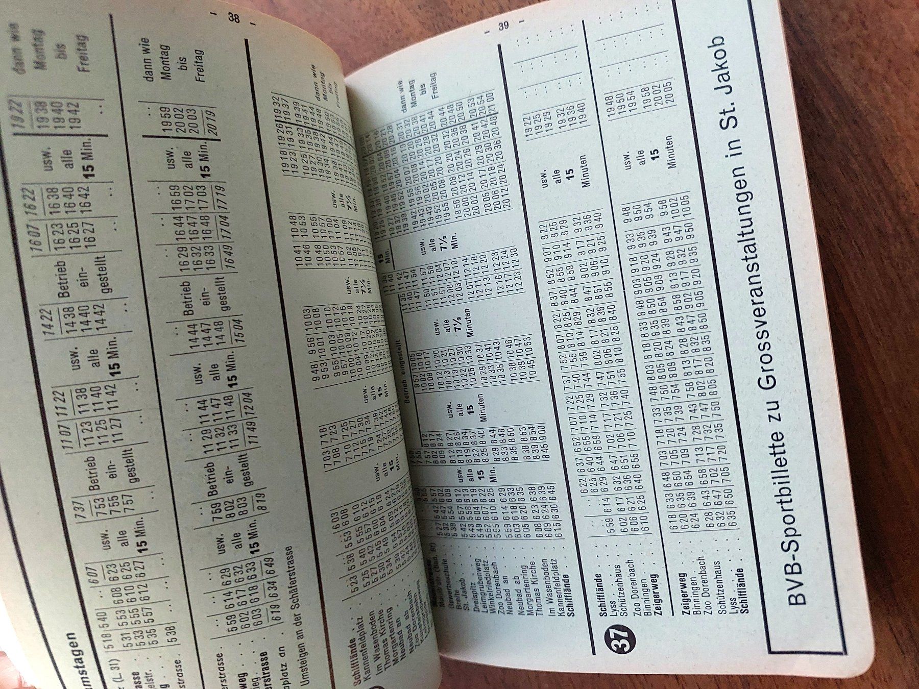 Libri: BVB Fahrplan 1972/73 – Usato da Schönenwerd venduto da Steidi 4