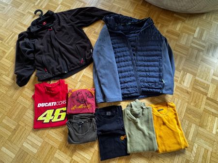 Herren Kleidung Set 7 Teile Jacken Pullover T-Shirts Gr XL