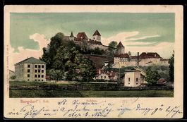 AK Burgdorf, Teilansicht mit Schloss