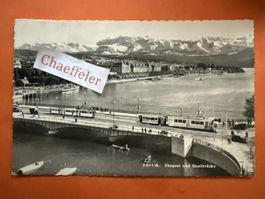 1952 Zürich, Utoquai und Quaibrücke