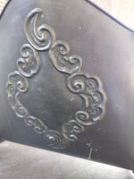GARTENDEKO -- HÜBSCHER METALLSTÄNDER FÜR SPIGGELI/ SPÄNDLI
