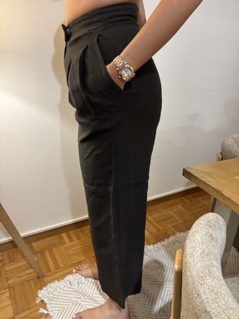👖👯‍♀️Pantalon Dusan ample taille haute. 38 Sport chic!
