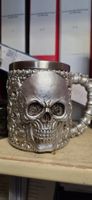 Totenkopf-Tasse – Silver Skull Mug mit Edelstahl-Einsatz
