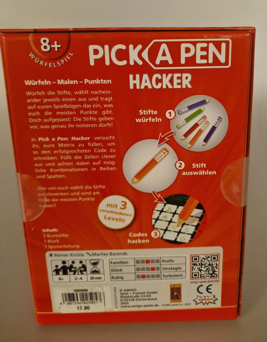 Spiele: Pick A Pen Hacker Würfelspie Neu – Neu und originalverpackt aus Oberuzwil von aseinkaufswelt 1