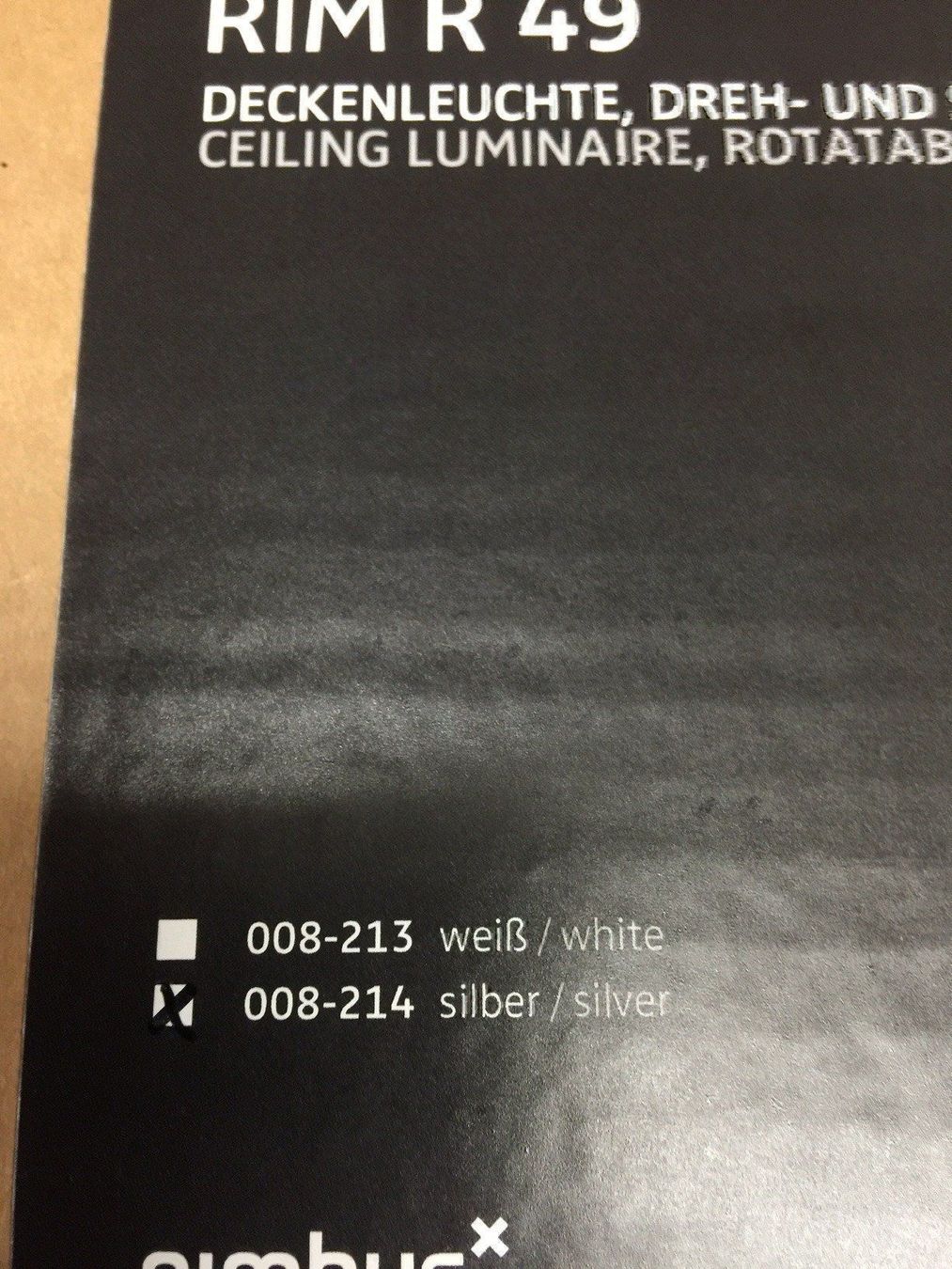 Lampadari & plafoniere: Deckenleuchte RIM R49 silber – Nuovo e nell'imballaggio originale da Umiken venduto da licht5040 4