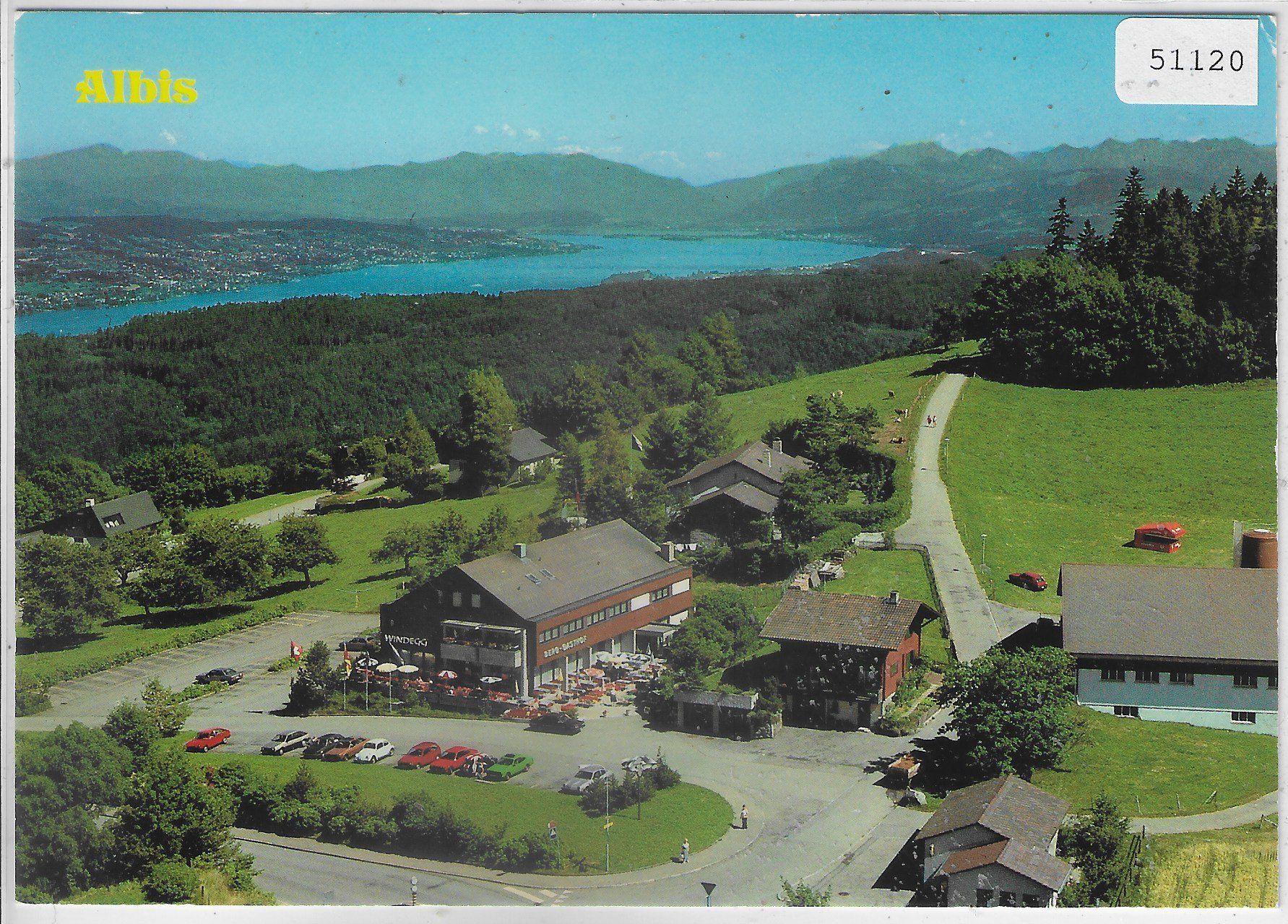 Ansichtskarten: Berghotel Windegg - Langnau a.A. – Gebraucht aus Ettingen von Kartenplanet