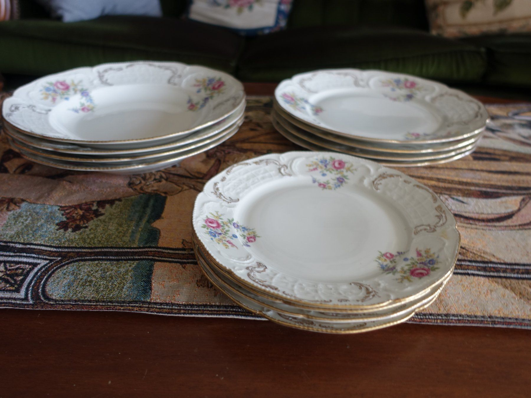Rosenthal Piatti: Vintage Rosenthal Teller-Set Sanssouci – Usato da Glattfelden venduto da tdlubek 7
