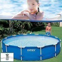 INTEX Framepool 366x76 cm mit Pumpe!