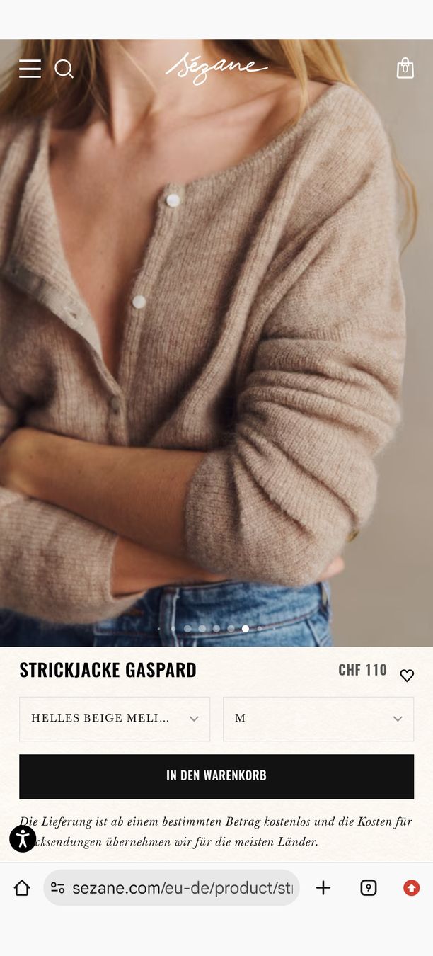 Sezane Maglioni & Felpe: Sézane, Strickjacke Gaspard, M – Usato da Bern venduto da kat_69vw