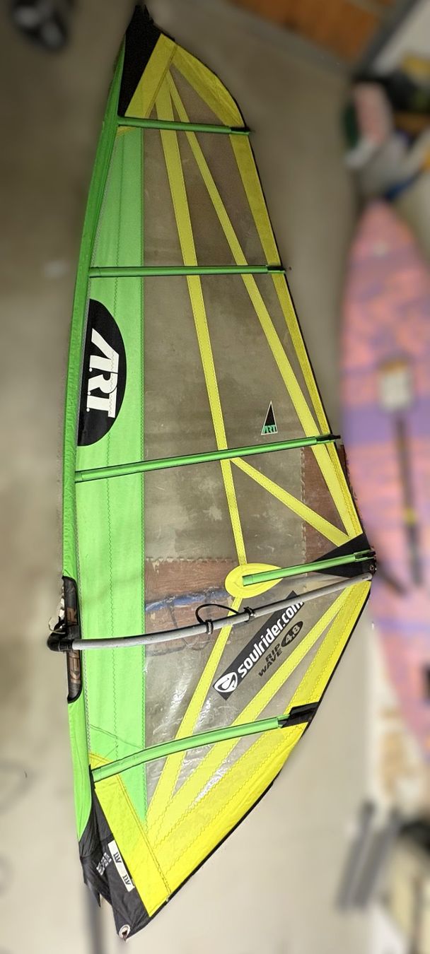 Surf: ART Rip Wave 4.8 Windsurfsegel – Usato da Knonau venduto da manolis09 1