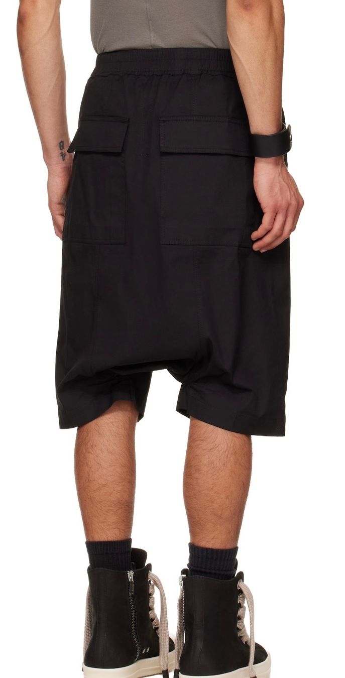 Rick Owens Pantalons: Rick Owens Pods Shorts Black – Neuf avec emballage d'origine à Zollikerberg par Onetop 3