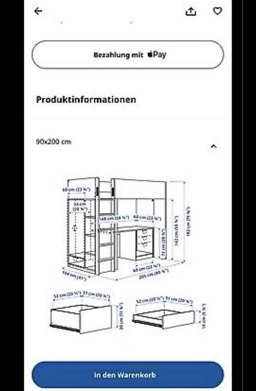 Ikea Letti: Ikea Stuva Hochett inkl. Tisch – Usato da Steinhausen venduto da Ivana002 2