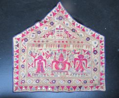 Wandbehang Indische Volkskunst