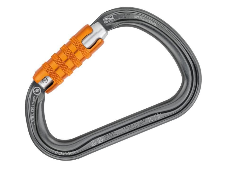 PETZL-MOSCHETTONE WILLIAM TRIACT-LOCK