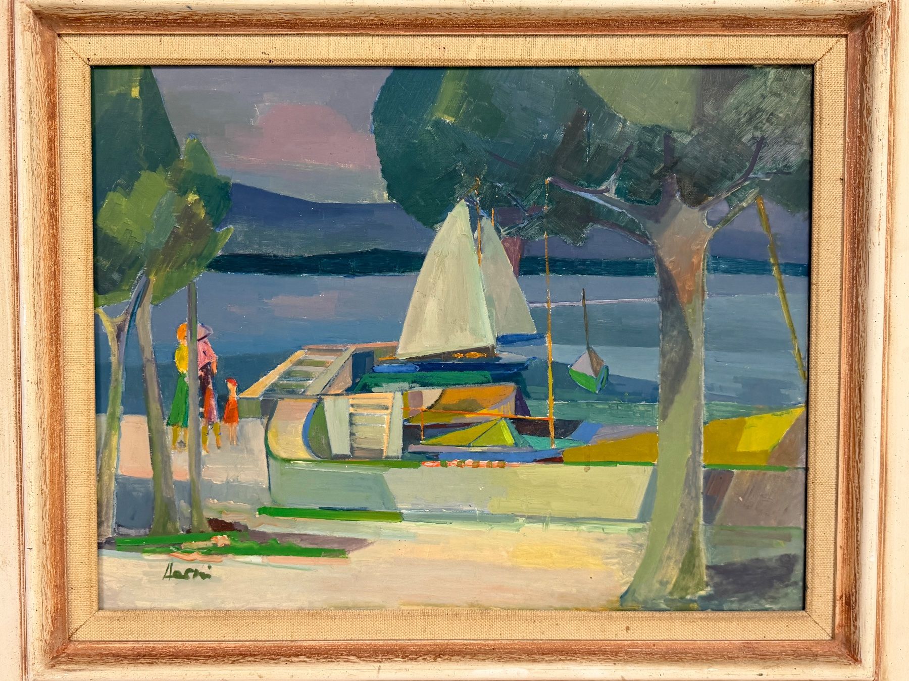Dipinti: WERNER AERNI (1907–1992) ÖlGemälde – Usato da Basel venduto da PAUL_ART 1