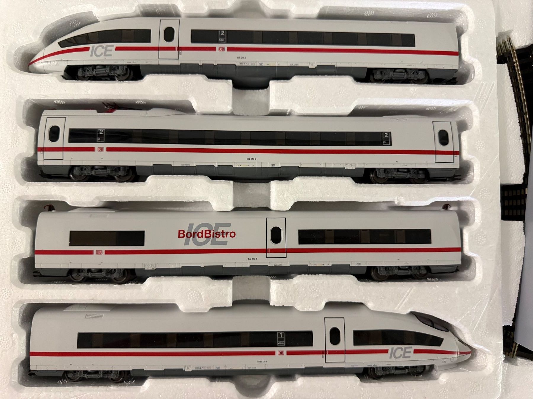 Piko Modellini di ferrovie: PIKO 57194 Startset ICE 3 Spur H0 – Usato da Küssnacht am Rigi venduto da san_9bqd 6