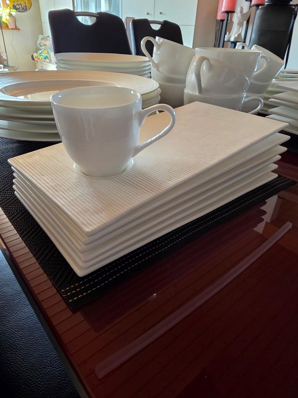 Services de table: Geschirr Migros Sèlection Bone China – Neuf (Voir description) à Deitingen par Floeru1 2