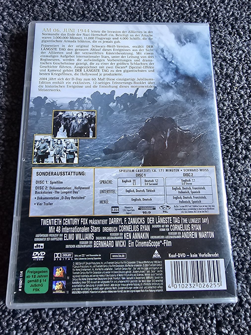 Tutti i DVDs: Der Längste Tag (22665) – Usato da Ruswil venduto da jan_bxl5 1