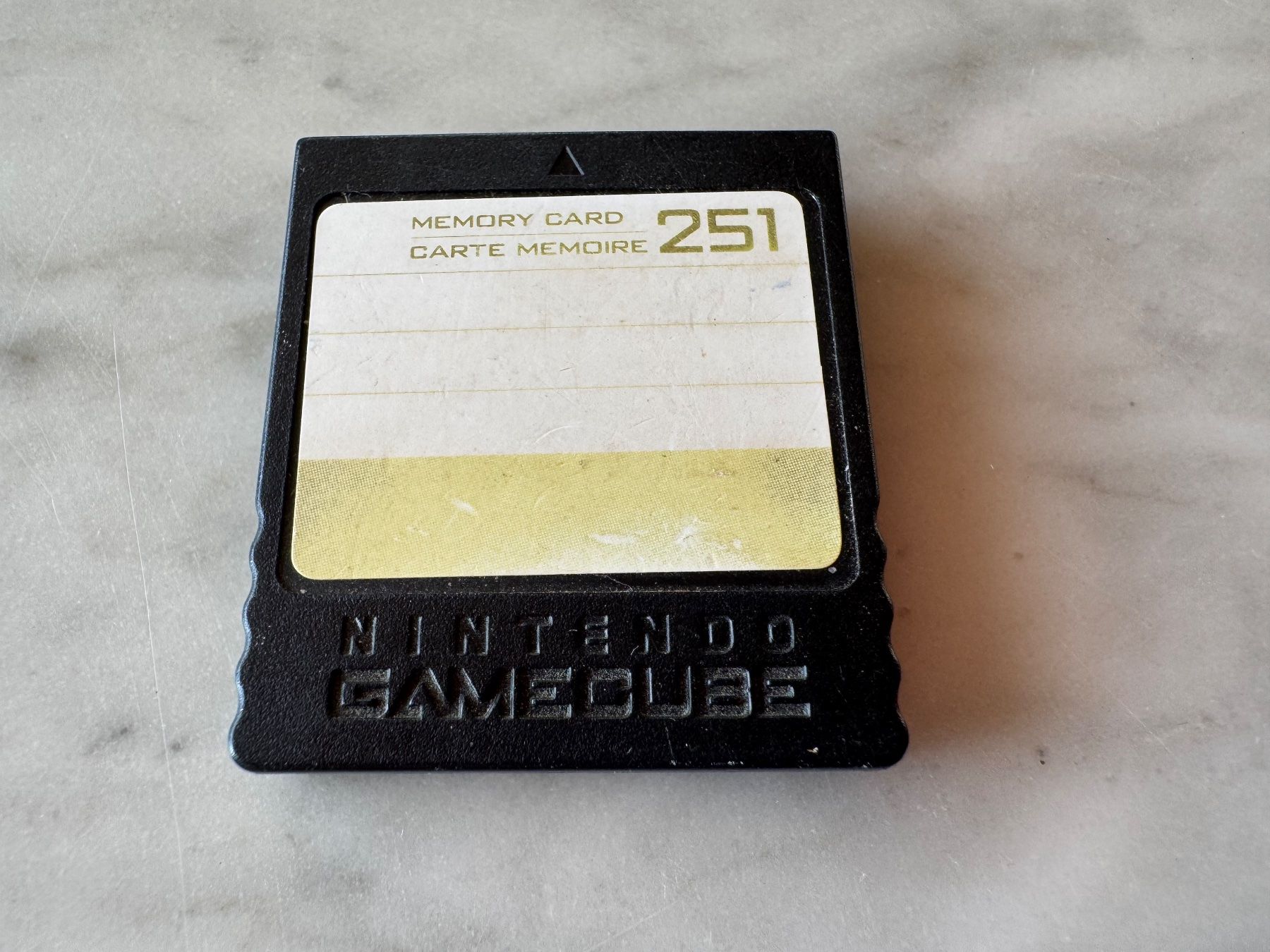 Memory unit & Memory card: NINTENDO GAMECUBE MEMORYCARD 251 – Usato da hägendorf venduto da twilightprincess