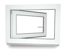 Fenster mit Kunststoffrahmen 500x400mm Dreh/Kipp Fenster