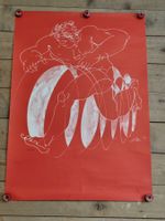 Original-Lithografie 1979   "Der Läufer" Hans Erni Nr37/200