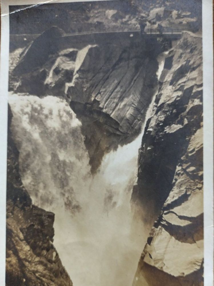 Cartoline postali: Alte Ansichtskarte Handeckfall an der Grimselstrasse 1927 – Usato da Wildhaus venduto da Hukwildhaus 1
