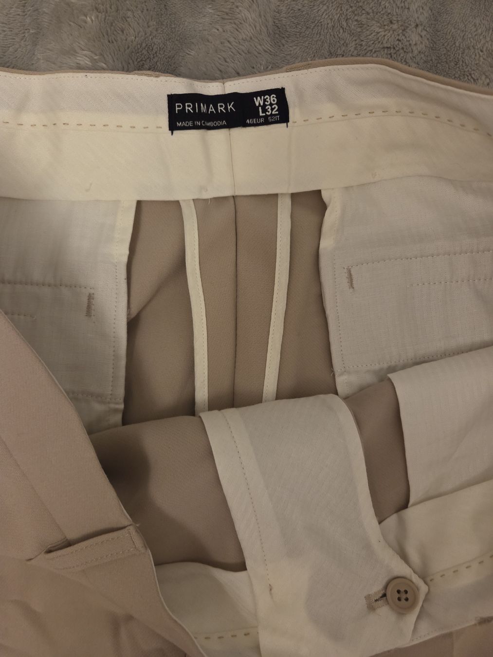 Pantaloni: Sommerhose, Beige, Grösse W36 L32, – Usato da Siebnen venduto da rog_29ss 2
